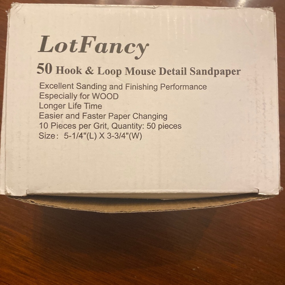 Black & Decker Lot Fancy 46 Hook & Loop Mouse Detail Sandpaper